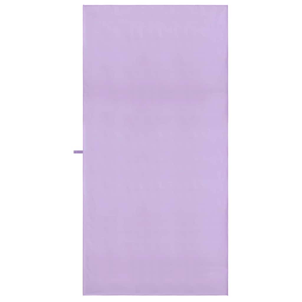 vidaXL Sporthandtücher 2 pcs Lila 180 x 90 cm Polyester und Polyamid