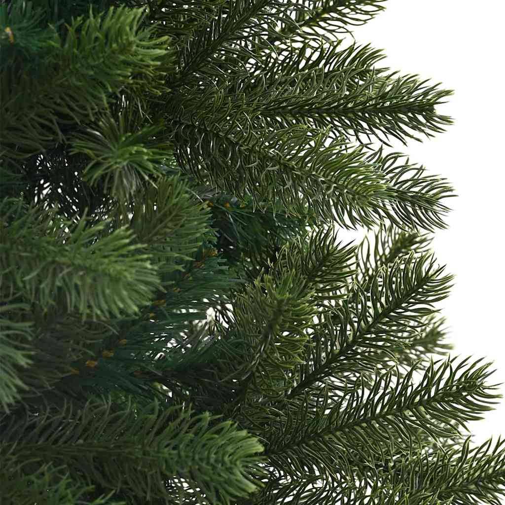 vidaXL Künstlicher Weihnachtsbaum Grün 210 cm PVC, PE und Stahl