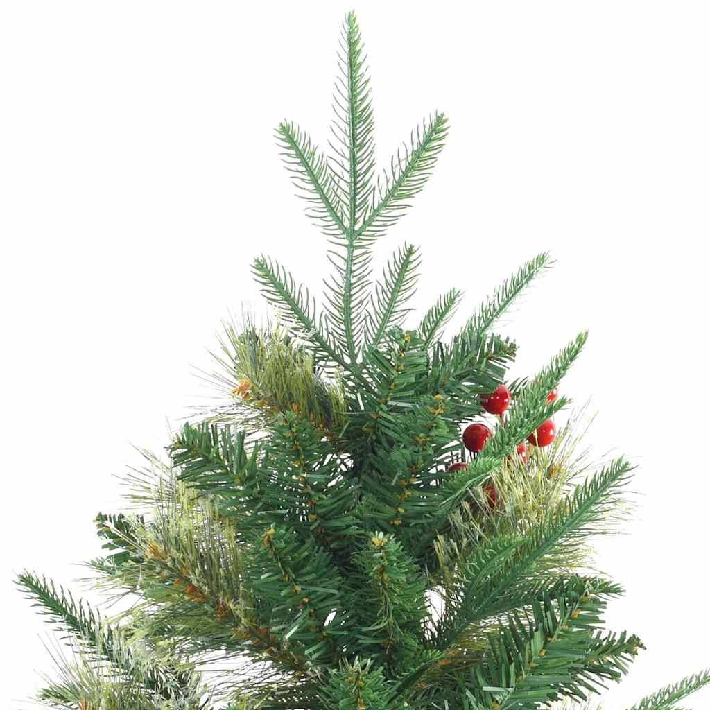 vidaXL Künstlicher klappbarer Weihnachtsbaum mit Ständer Grün 240 cm
