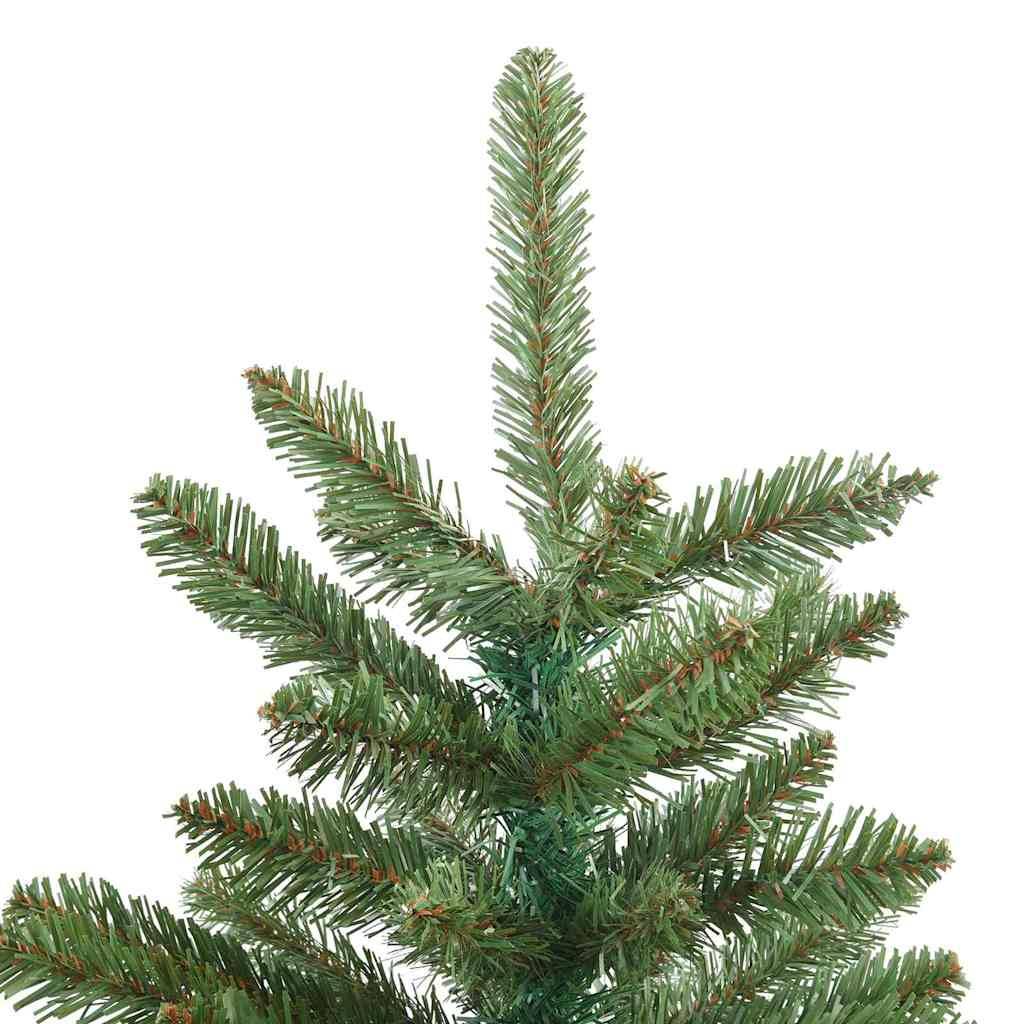 vidaXL Künstlicher klappbarer Weihnachtsbaum Grün 150 cm PVC, Stahl