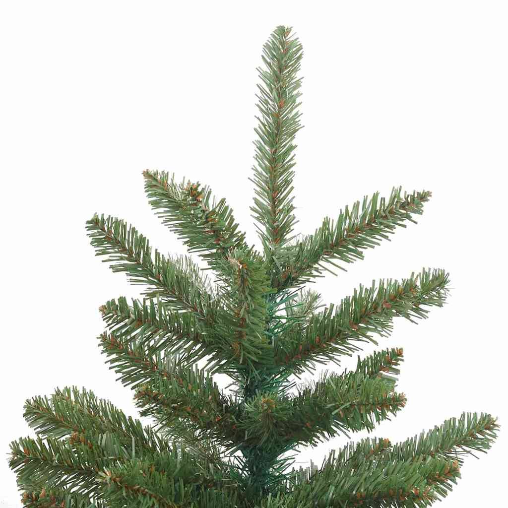 vidaXL Künstlicher klappbarer Weihnachtsbaum Grün 210 cm PVC, Stahl