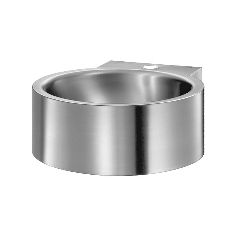 Delabie WT REDO Hahnloch D35 mittig ohne Überlauf Edst. 1.4301 sat.