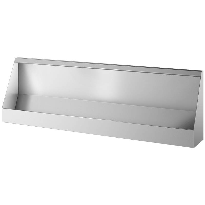 Delabie Urinalrinne wandh. L.2400 Anschluss oben Edst. 1.4301 sat