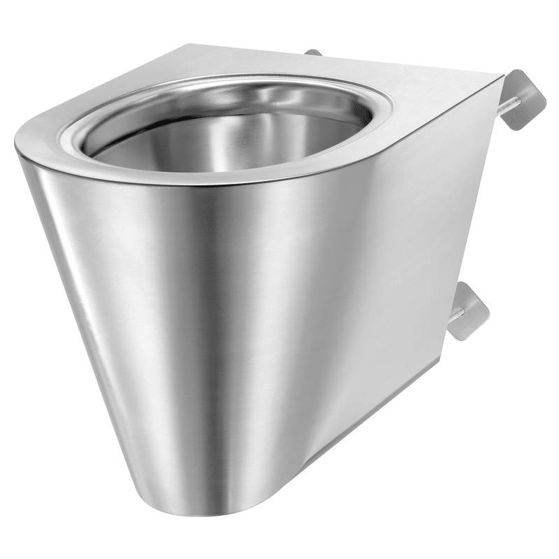 Delabie WC S21 S TC wandh. Anschl. von hinten Edst. 1.4301 satiniert