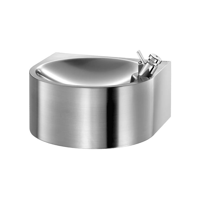 Fontaine à boire Delabie SD avec réservoir à boissons gazeuses en acier inoxydable 1.4301 satiné