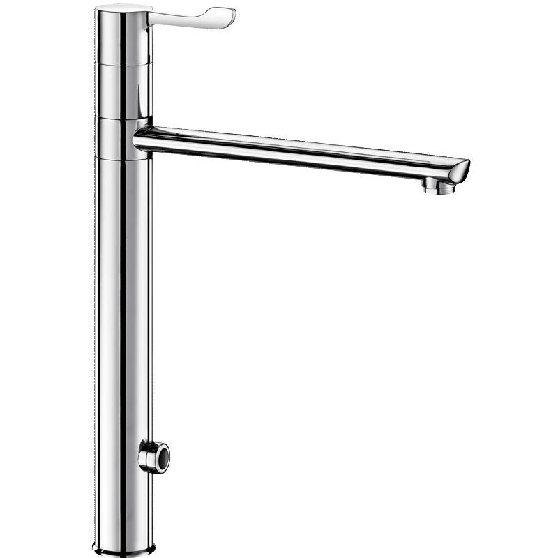 Delabie Elektron. MBatt. 230V Schwenkausl. H300 L250,Hebel L100mm