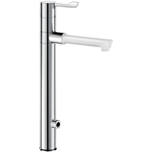 Delabie Elektron. MBatt. Schwenkausl., H300mm,1 BIOCLIP-Einmalauslauf Delabie Elektron. MBatt. Schwenkausl., H300mm,1 BIOCLIP-Einmalauslauf