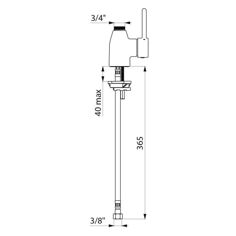 Delabie Nachrüstsatz für EHM 2506 ohne Zugst.Ablgarn.
