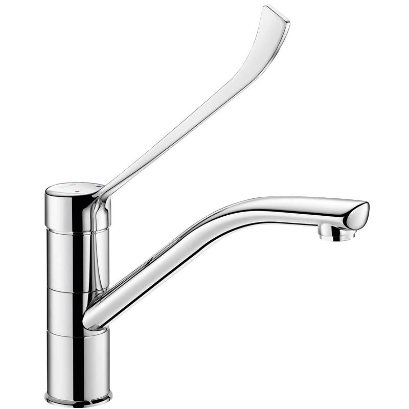 Delbie SPT-Einhebelmischer Schwenkauslauf H.155 L.230,Hygienehebel