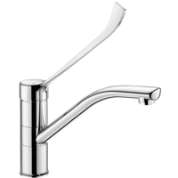 Delbie SPT-Einhebelmischer Schwenkauslauf H.155 L.230,Hygienehebel Delbie SPT-Einhebelmischer Schwenkauslauf H.155 L.230,Hygienehebel