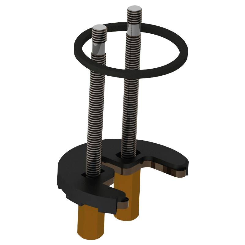 Delabie Befestigungsset für Einhebelmischer