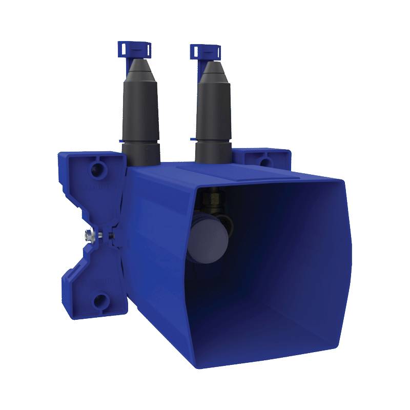 Delabie UP-Kasten dicht f. Brausearmatur m.Anschlussbogen-Set1/2