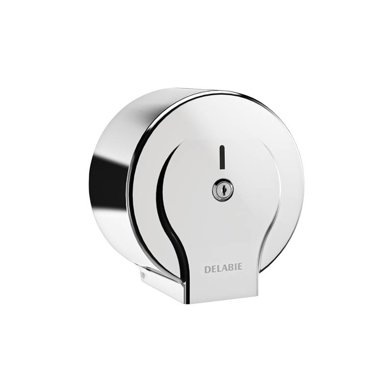 Delabie WC-Papierhalter f. Papierrolle 200m Edst. 1.4301 hgl.pol.