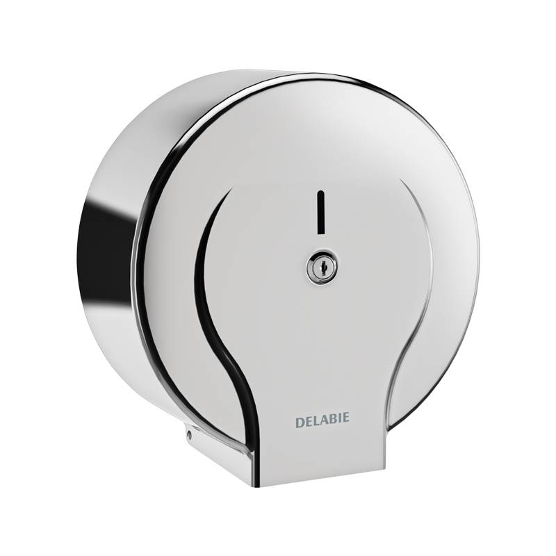 Delabie WC-Papierhalter f. Papierrolle 400m Edst. 1.4301 hgl.pol.