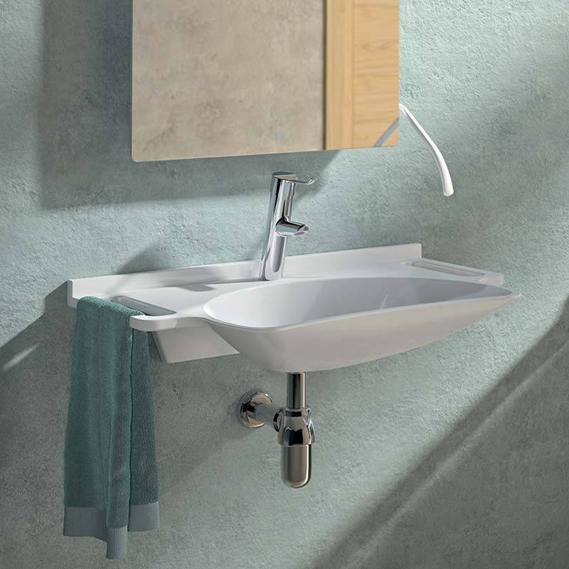 Delabie EHM für WT EP H.100 L.110, ohne Ablaufgarnitur, Hygienehebel
