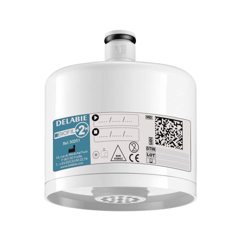 Delabie Filter für Waschtisch BIOFIL 2M non-steril,zentrierter Strahl (10 Stück)