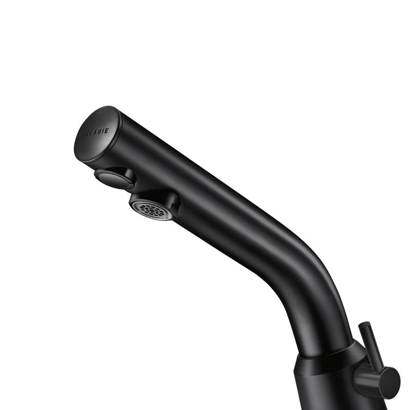 Delabie WT-MBatt. BINOPTIC MIX G3/8B matt schwarz Netzbetrieb 230/12V