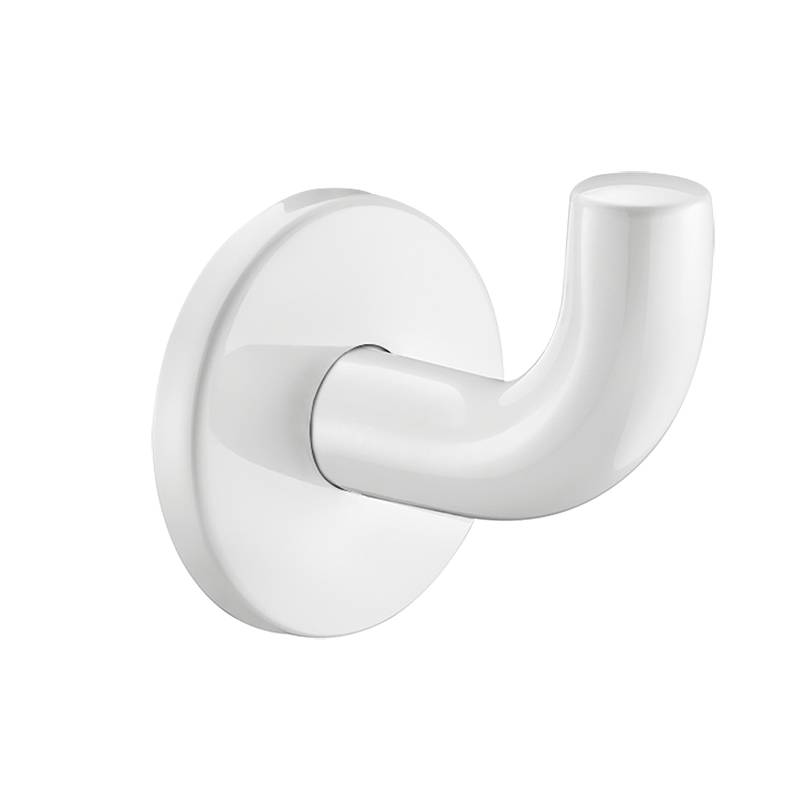 Delabie Haken D62x65mm Edst. pulverbesch. weiß