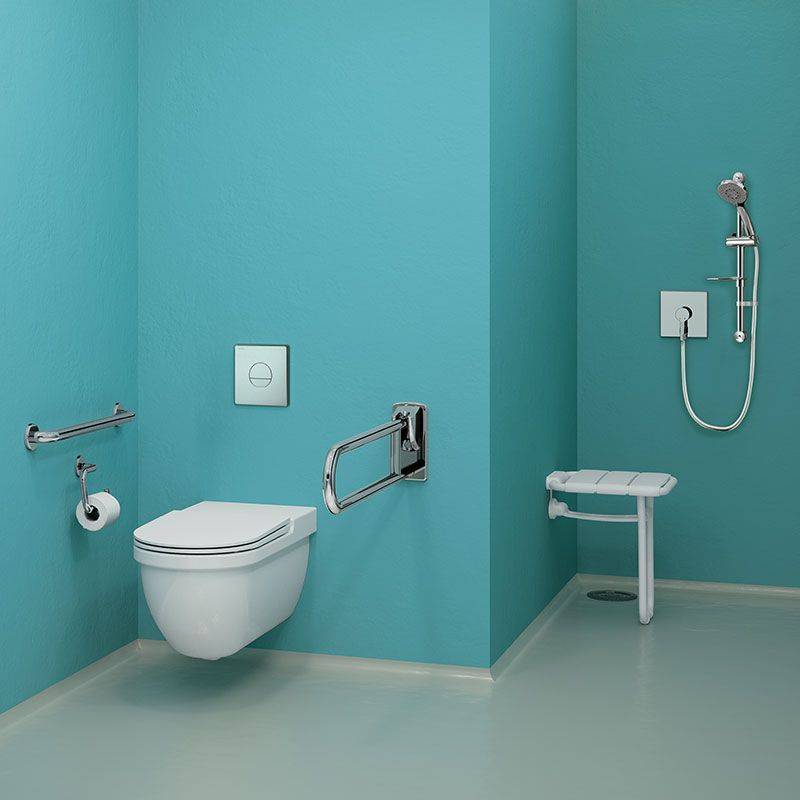 Delabie WC-Papierhalter U-Form Edst. hgl.pol.