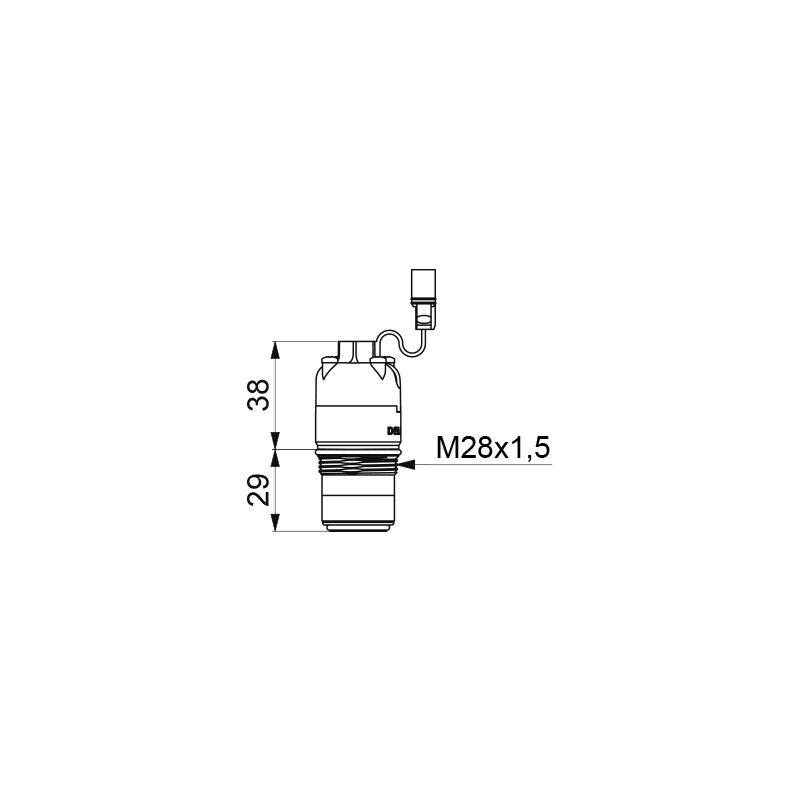 Delabie Magnetventil 6V f. TEMPOMATIC 4 Urinalspüler und BINOPTIC 2 UP