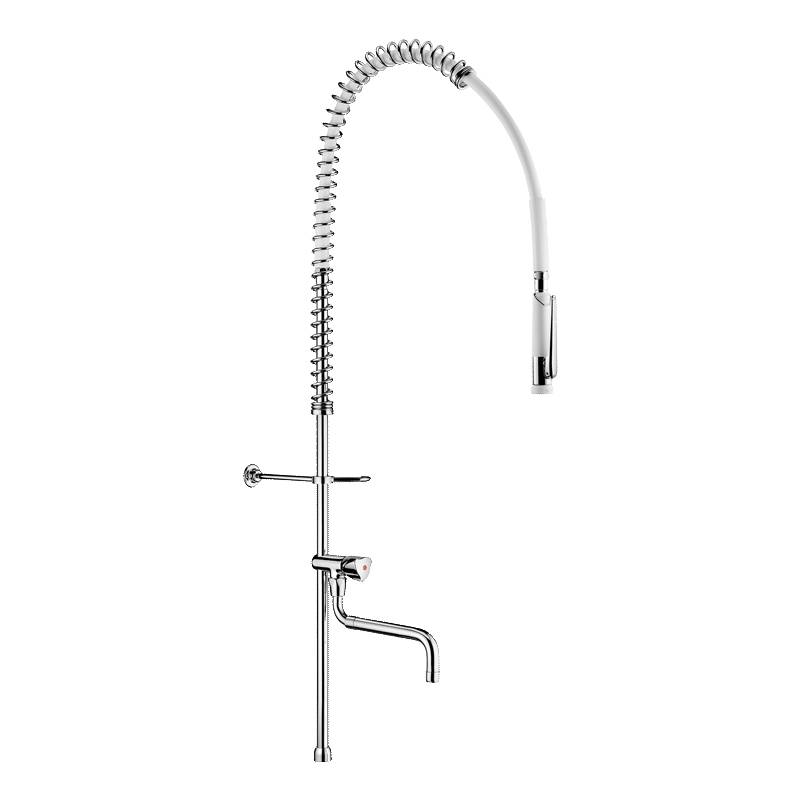 Delabie Geschirrspülbr+HB 433000 o.Arm, Teleskopausl.+Steigrohr lang
