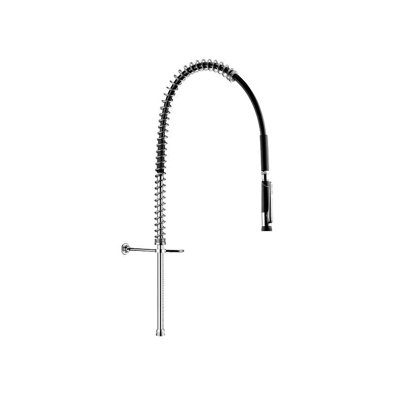 Delabie Geschirrspülbr + Handbrause 433010 o.Arm, Steigrohr kurz G3/4