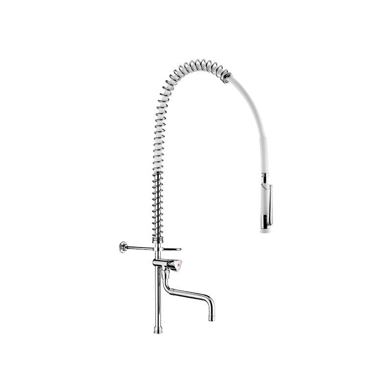 Delabie Geschirrspülbr + HB433000 o.Arm, Teleskopausl.+Steigrohr kurz
