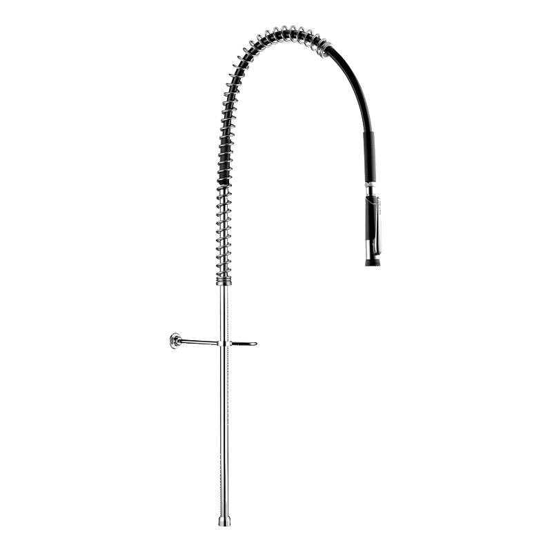 Delabie Geschirrspülbr.+Handbrause 433010 o.Arm, Steigrohr lang G3/4