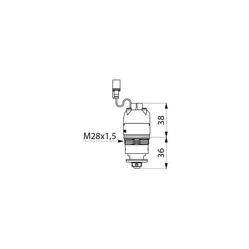 Delabie MV 6V DF-Menge einstellbar für TEMPOMATIC 3 und TEMPOMATIC 4