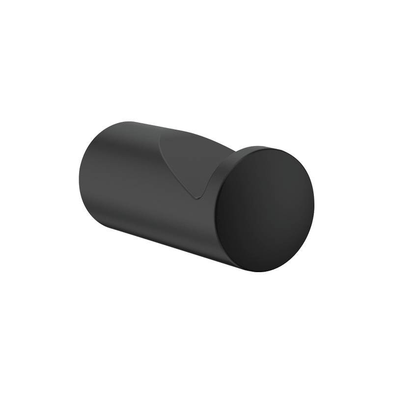 Patère murale Delabie en acier inoxydable noir mat