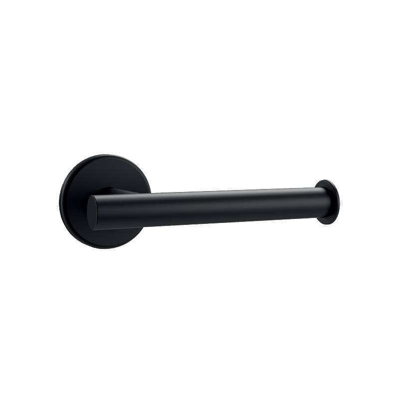 Delabie WC-Papierhalter für 1 Rolle, Edelstahl matt schwarz