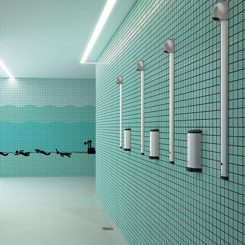 Delabie Seifenspender Aluminium spez. für Dusche