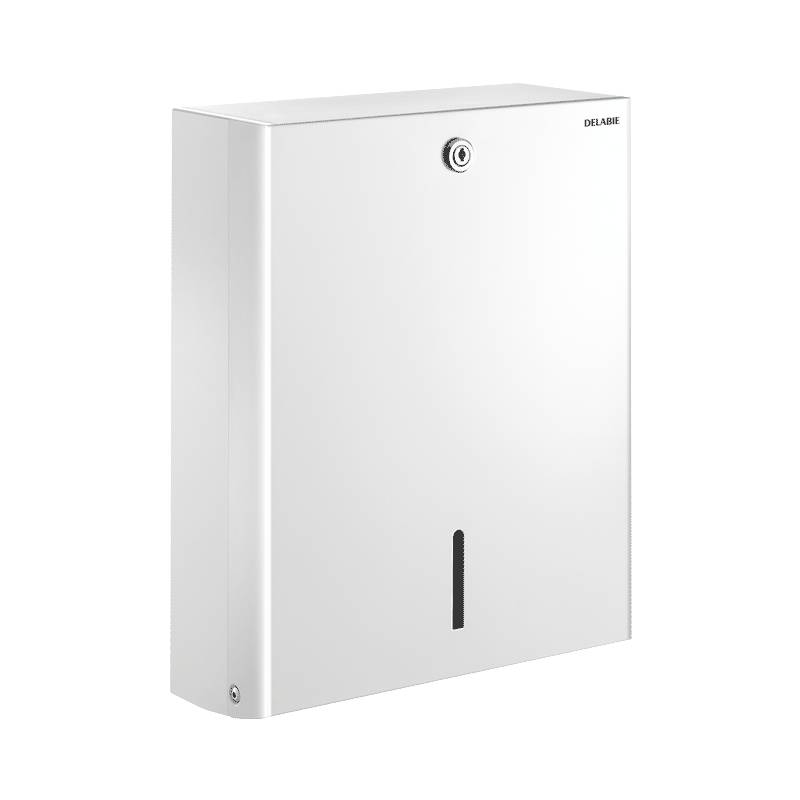 Delabie Papierhandtuchsp. f. Zickzackfaltung pulverbesch. weiß