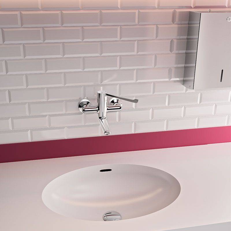 Delabie Distributeur de serviettes en papier pour pliage en zigzag Acier inoxydable poli haute brillance