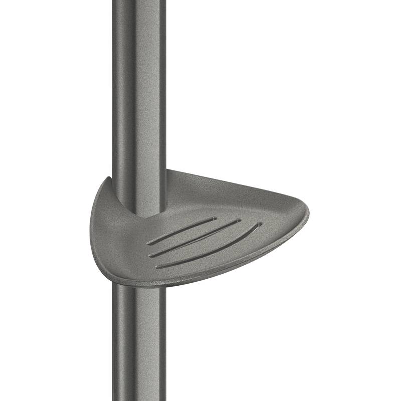 Delabie Seifenablage verschiebbar Be-Line anthrazit f. Stange Be-Line