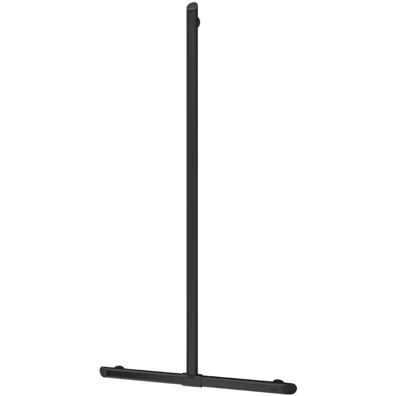 Delabie Handlauf T-Form Be-Line D35 H.1130x500 Aluminium matt schwarz