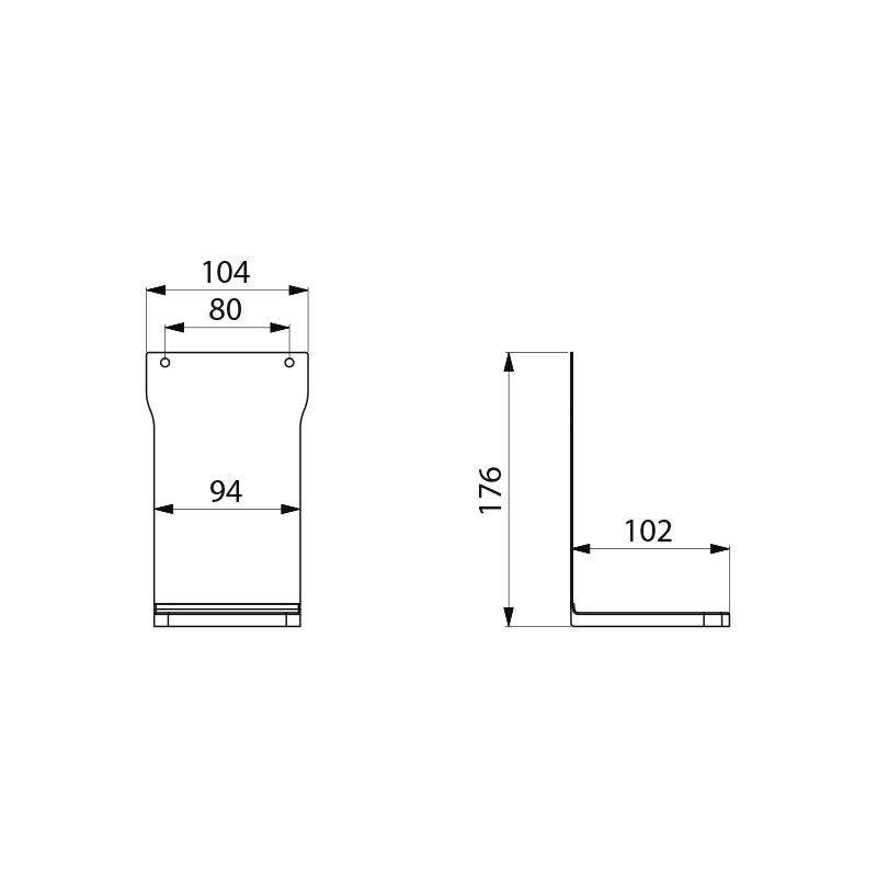Delabie Auffangschale Seidenglanz für Spender 51058x und 512066x