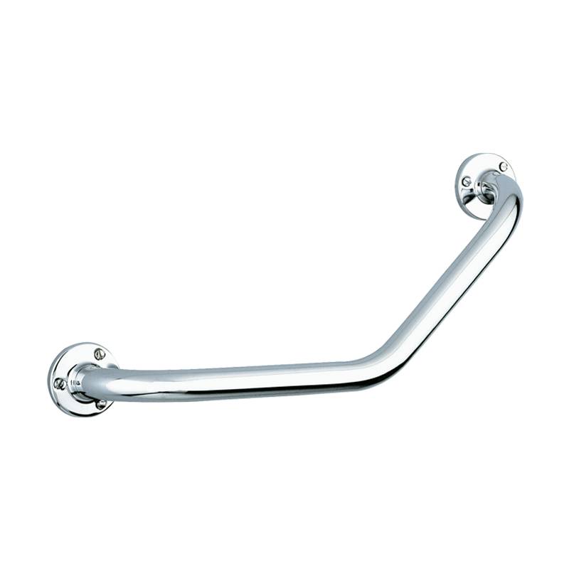 Delabie Poignée d'angle 135° ECO D25 220x220 mm, inox poli miroir
