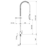 Delabie Geschirrspülbr. schw m. Mischer+Handbr.433010,o.Auslaufvent. Delabie Geschirrspülbr. schw m. Mischer+Handbr.433010,o.Auslaufvent.