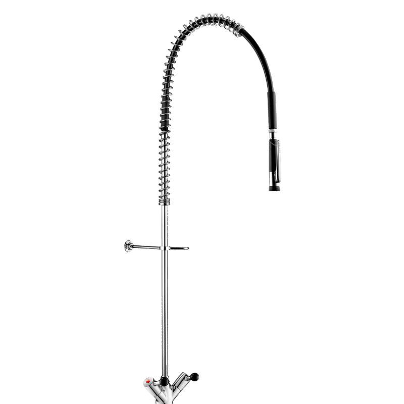 Delabie Geschirrspülbr. schw m. Mischer+Handbr.433010,o.Auslaufvent.