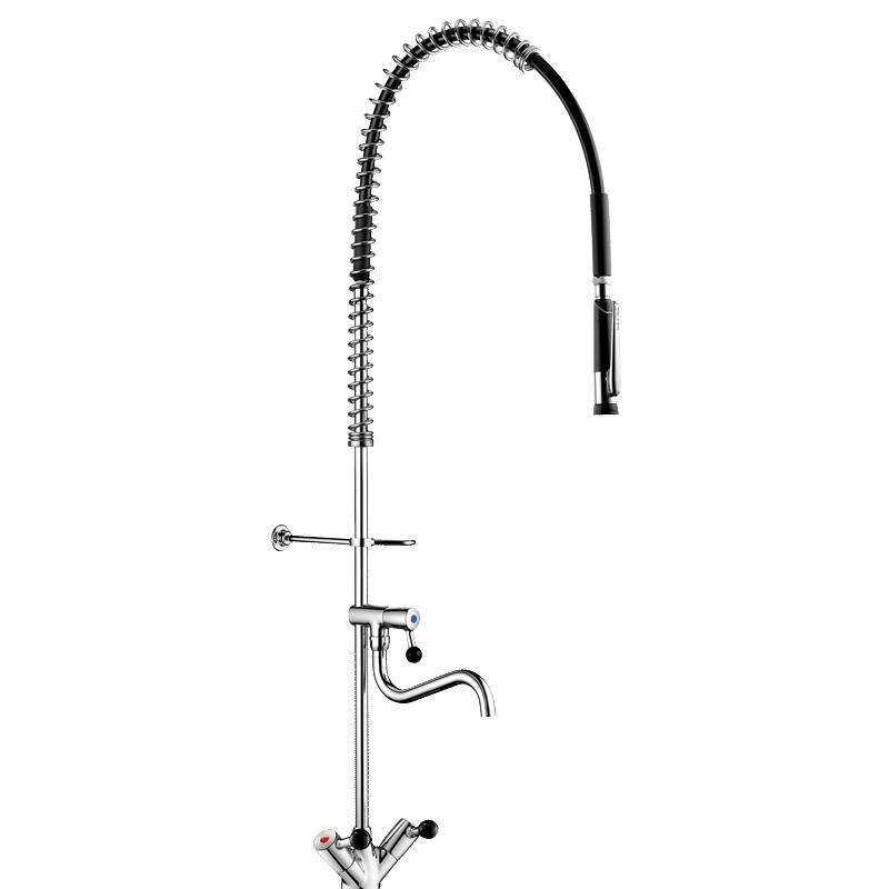 Delabie Geschirrspülbr. schw m. Mischer+Handbr.433010,o.Auslaufvent.