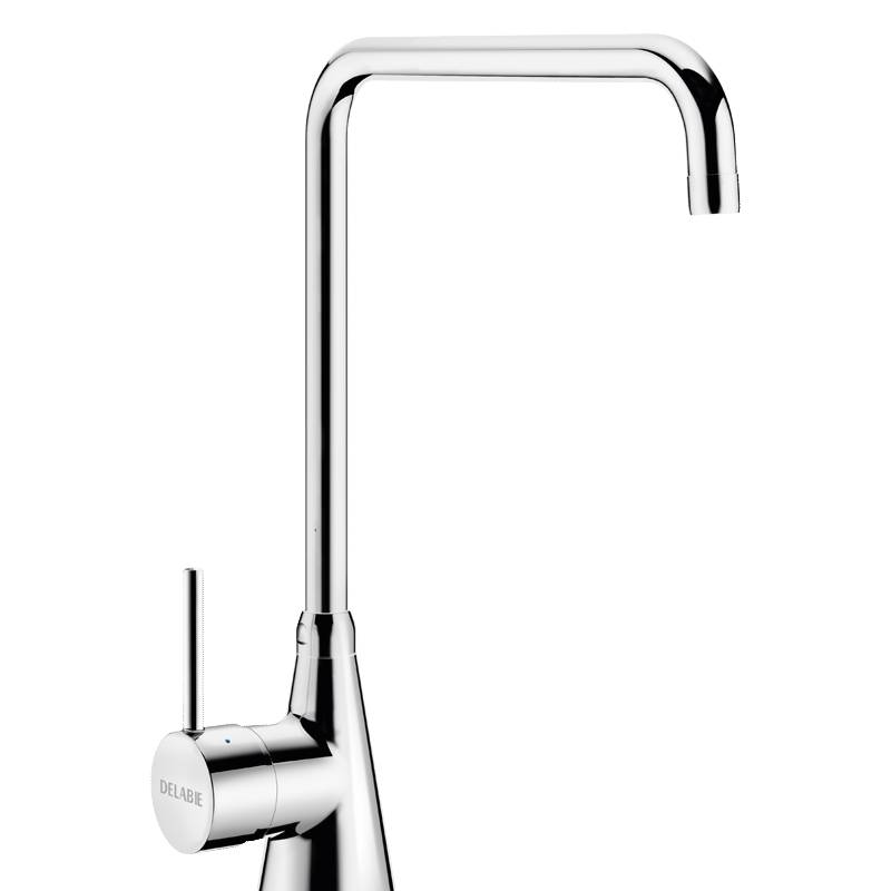 Delabie Stand Mischbatterie 1-Lochbrg. 60 l/min, Schwenkauslauf H.355