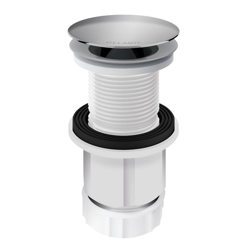 Delabie Hyg. WT-Ablaufventil m. wasserlosem Geruchsverschluss verchr.