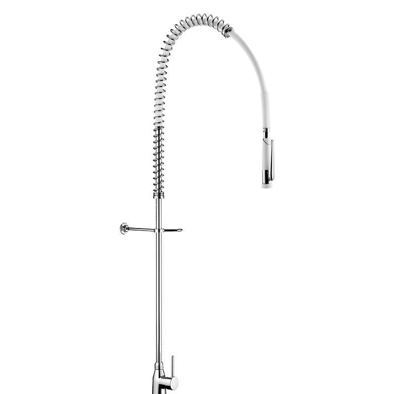 Delabie Geschirrspülbr. we m. Mischer + Handbr.433000,o.Auslaufvent.