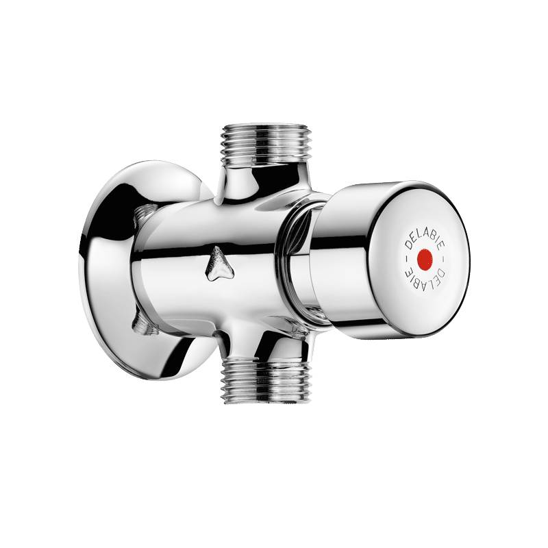 Delabie Dusch-Selbstschlussventil TEMPOSTOP G1/2B AP DForm 15 Sek.