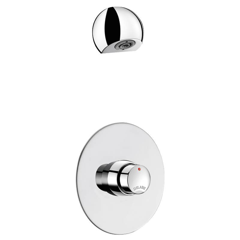 Delabie DU-Kombi TEMPOSOFT2 Selbstschl.Vent. G1/2B UP 30 Sek, ROUND
