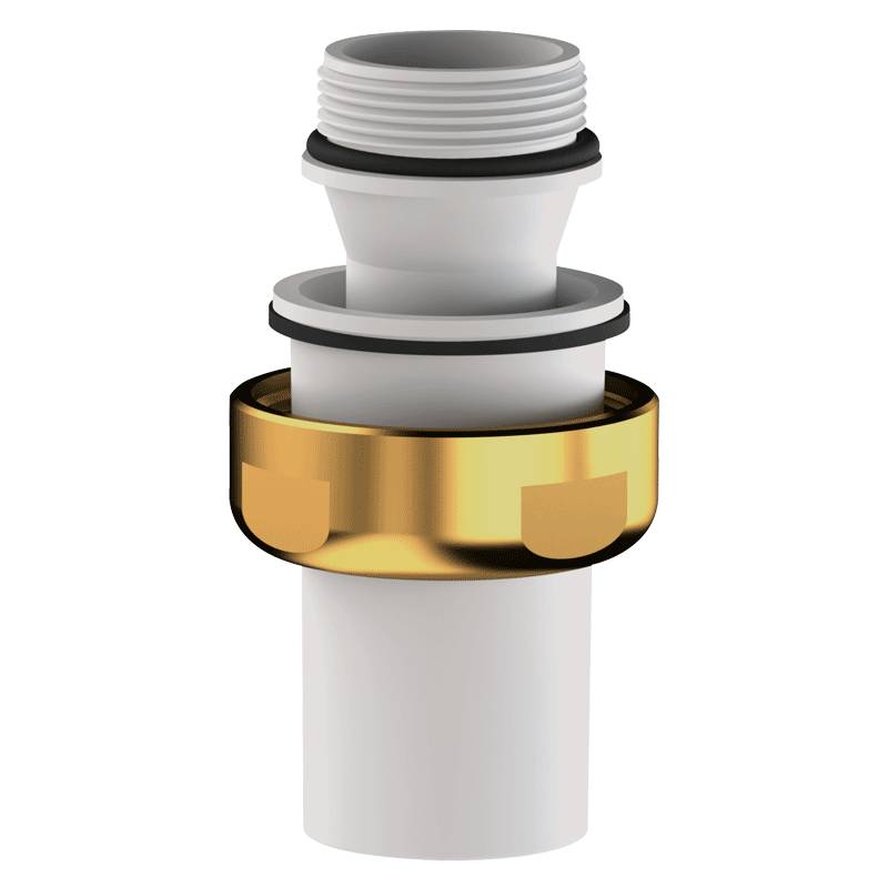 Delabie Spülrohrtülle u. Verschraubung f.TEMPOFLUX WC UP od.Hw.-Mont.