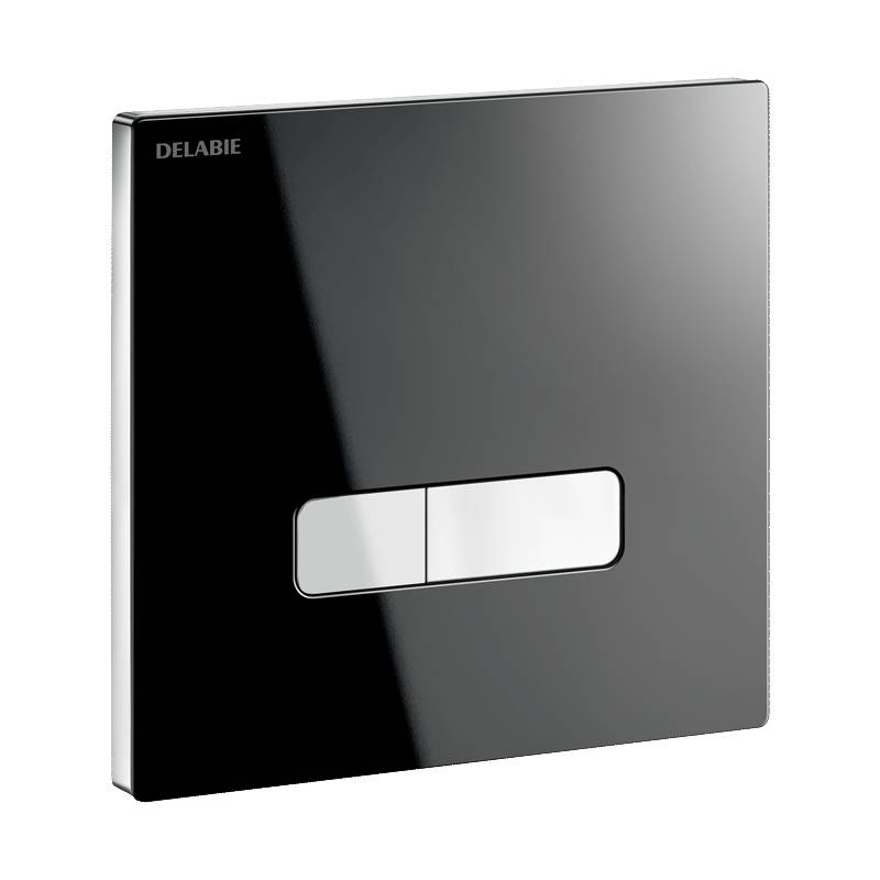 Delabie WC-DrSp. TEMPOFLUX 3, G3/4, UP, AB, Glas schw, 3l/6l, Set2/2