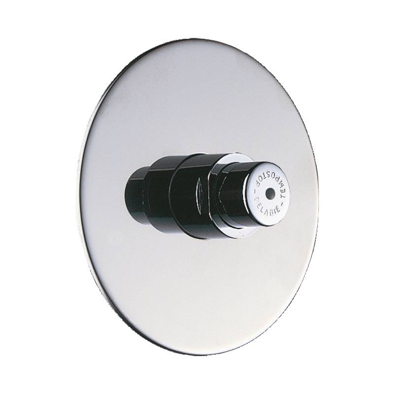 Delabie Urinal-Spülarmatur TEMPOSTOP G1/2 UP 7 Sek, mit Rosette