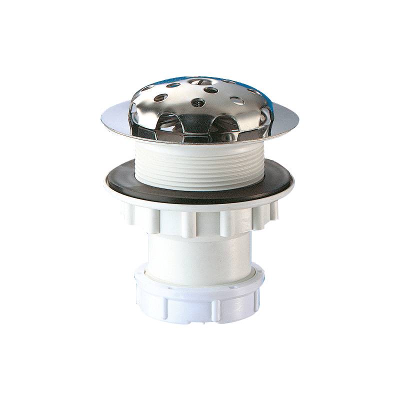 Delabie Ablaufventil Standurinal, Ablauf vertikal D40 mm mit Mutter